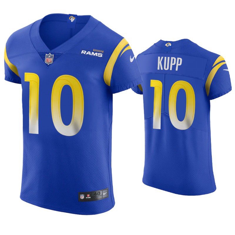 Men Los Angeles Rams #10 Cooper Kupp Nike Royal Vapor Elite NFL Jersey